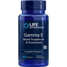 Life Extension Gamma E Mixed Tocopherols & Tocotrienol, 60 softgels (Expiry Dec 2022)